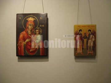 Icoane ortodoxe pictate pe lemn de parintele Gavrilean