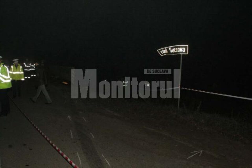 Locul unde s-a petrecut teribilul accident