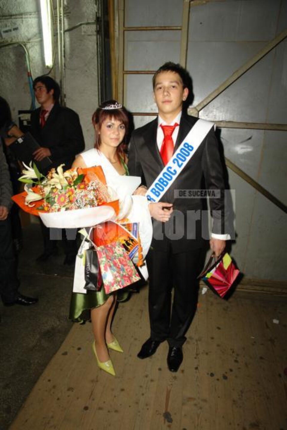 Isabela Băițan și Ovidiu Abogătoaie, Miss și Mister Boboc de la Alimentar