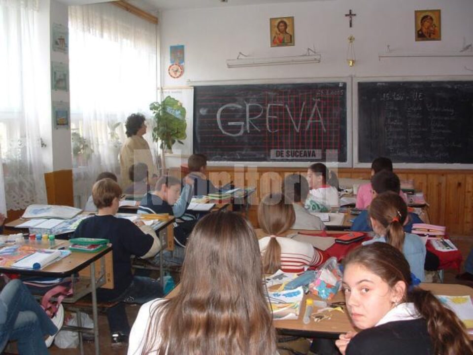 Astăzi, între orele 12.00 și 14.00, sindicaliștii din educație se vor afla în grevă de avertisment