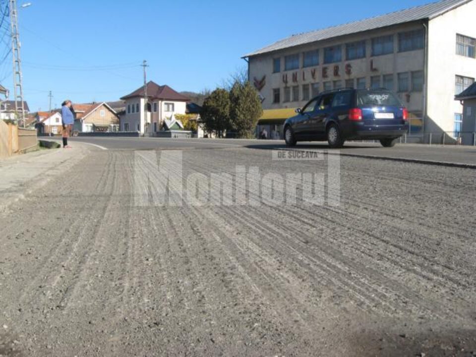 Lucrări de mântuială efectuate pe întreg traseul dintre Suceava și Poiana Stampei