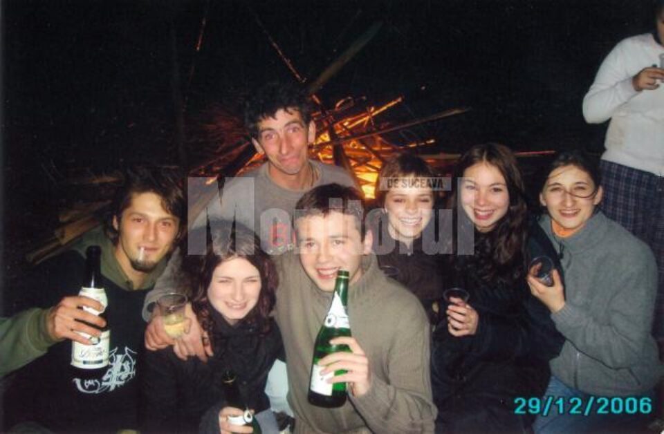 Daniel, cel din mijloc, cu câteva luni înainte de accidentul care avea să-i curme viața