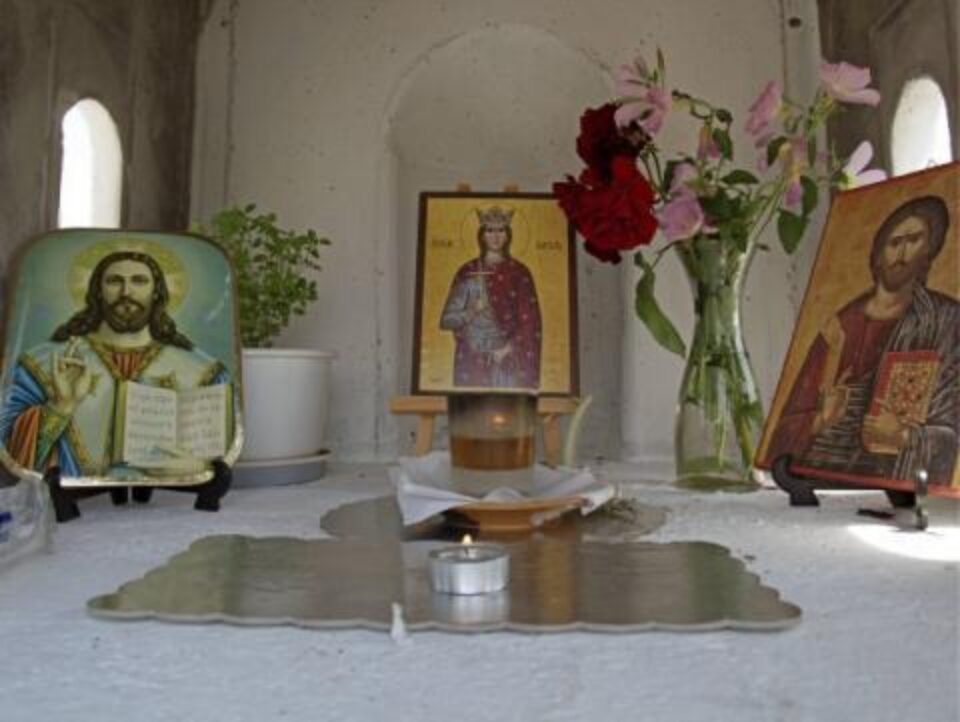 Casele creștinilor au amenajat un loc anume pentru rugăciune