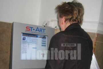 Cele șase info chioșcuri din Palatul de Justiție sunt amplasate la parter, în corespondență cu fiecare instanță