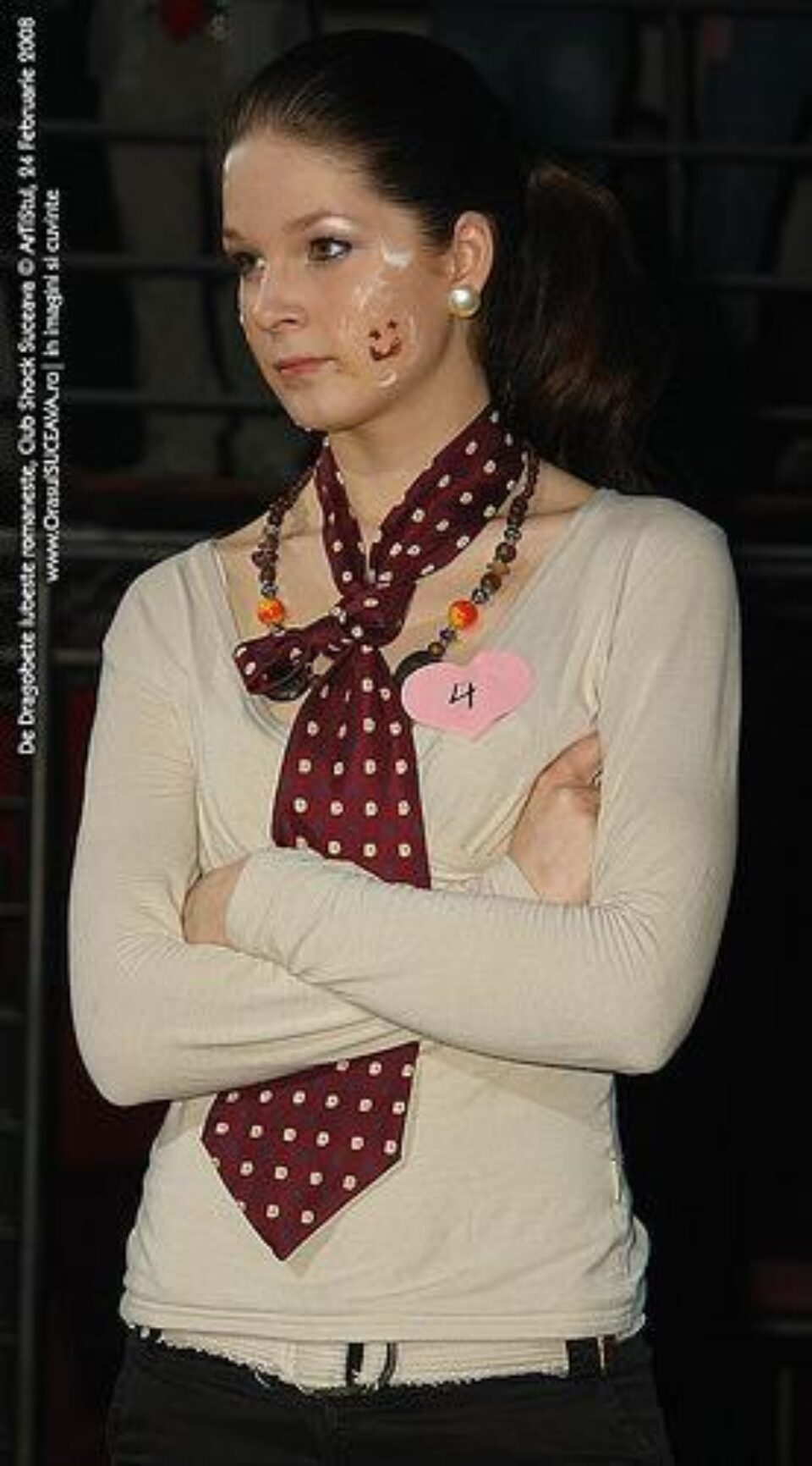 Diana Maloș, cu puțin timp înainte de a câștiga „Miss Vacanta 2008”