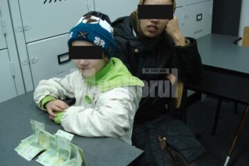 Toți cerșetorii au fost sancționați contravențional, după care au fost duși la poliție