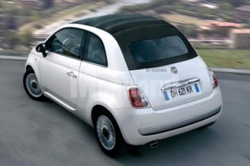 Fiat 500 Cabrio 2009 Rendering