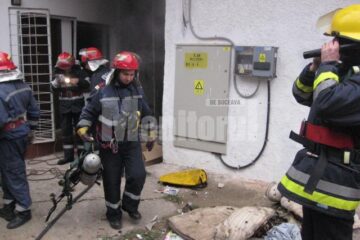 Pompierii au lichidat incendiul fără probleme