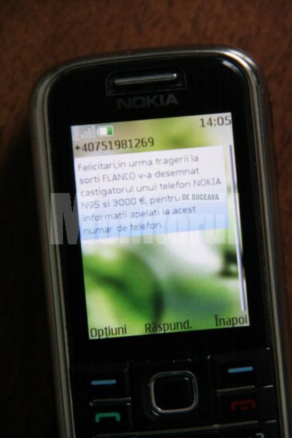 Mai mulți suceveni au primit ieri pe telefoanele mobile mesaje prin care sunt anunțați că au câștigat diverse premii Mai mulți suceveni au primit ieri pe telefoanele mobile mesaje prin care sunt anunțați că au câștigat diverse premii