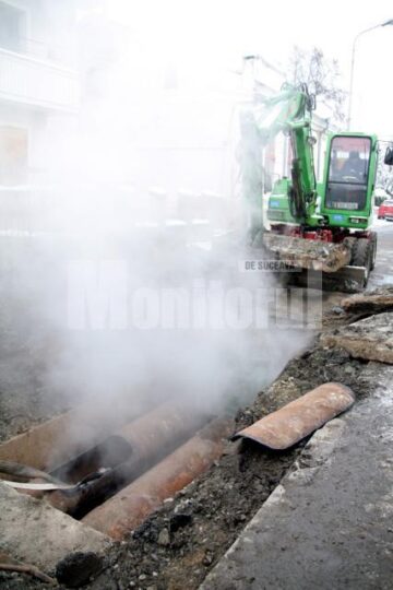 Rețele putrede: 50.000 de suceveni au rămas ieri fără căldură și apă caldă