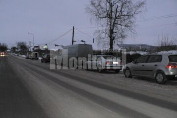 După sărbătorile de Crăciun, luni, și marți, vulcanizările din Fălticeni au devenit supraaglomerate