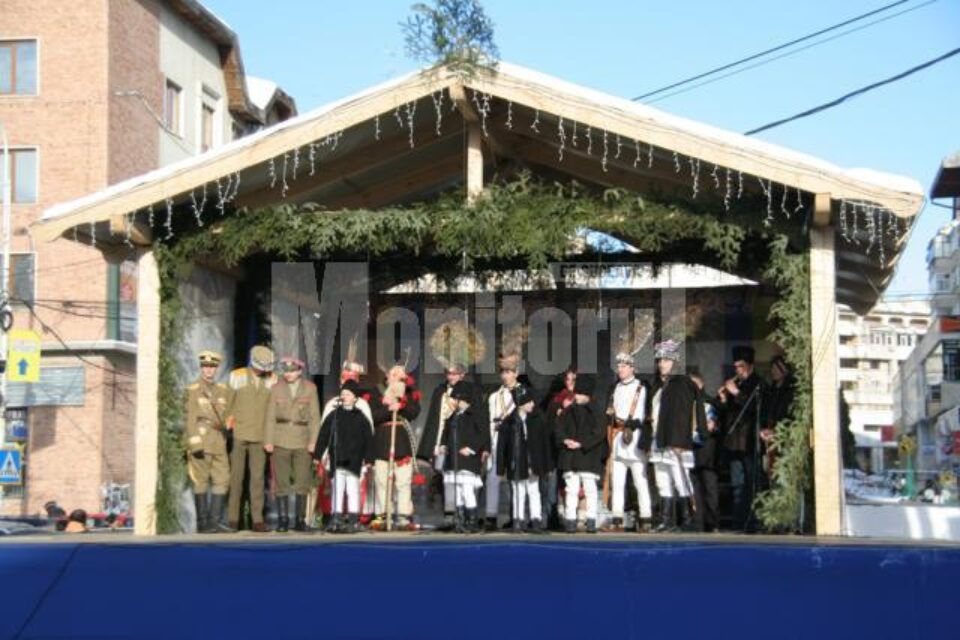În centrul Sucevei: Urături și obiceiuri de iarnă, în prag de An Nou