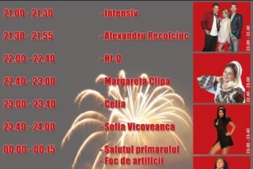 Anul nou: Revelion în centrul Sucevei, cu HI-Q, Celia și Desperado