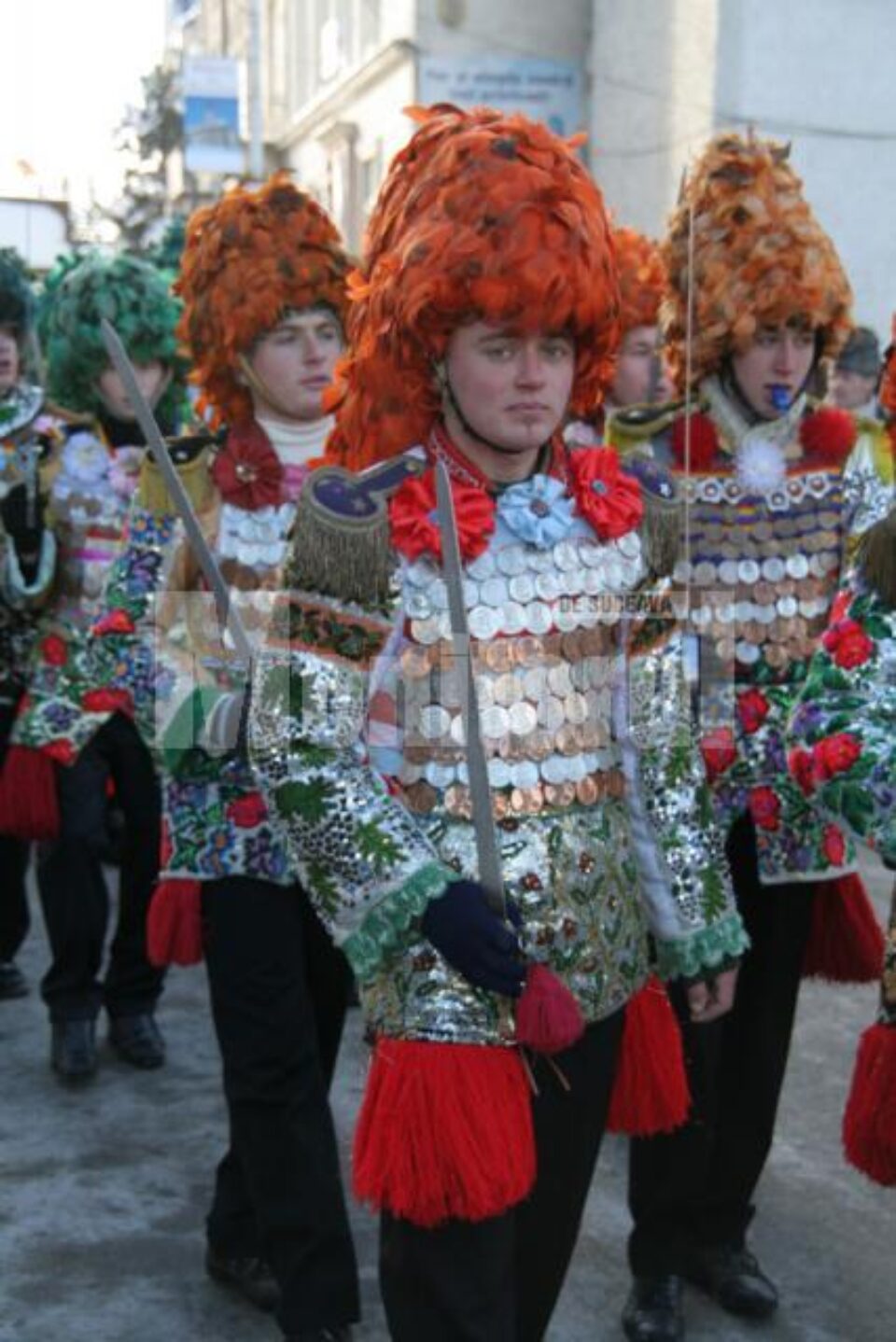 În centrul Sucevei: Urături și obiceiuri de iarnă, în prag de An Nou