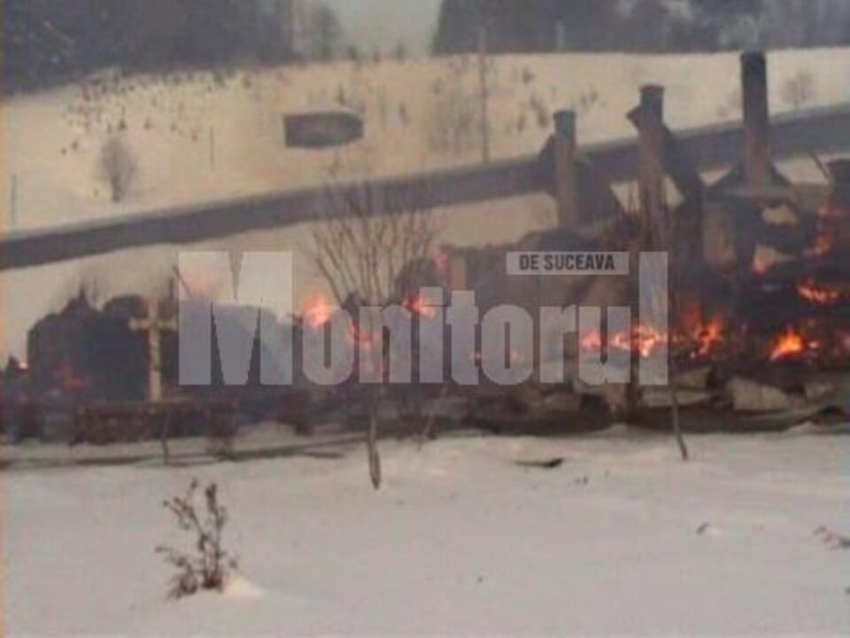 Focul a făcut pagube estimate la 165.000 de lei