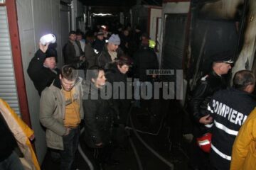 Dezastru: Ultimul tronson modernizat al Bazarului, distrus de un incendiu devastator