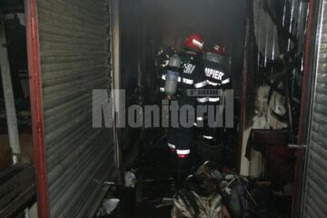 Dezastru: Ultimul tronson modernizat al Bazarului, distrus de un incendiu devastator