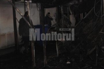 Dezastrul rămas în urma incendiului