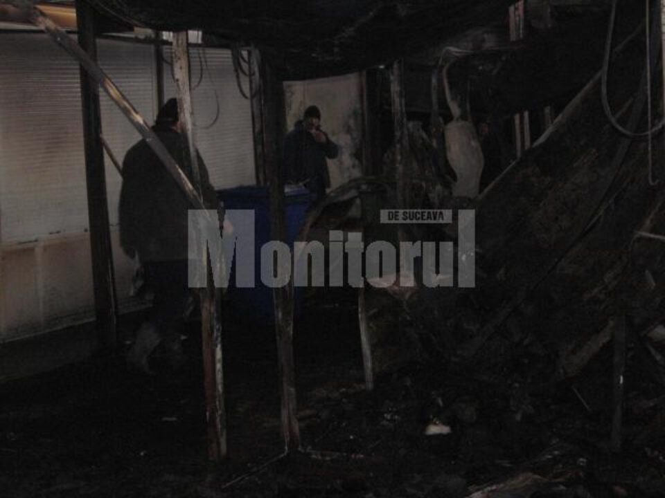 Dezastrul rămas în urma incendiului