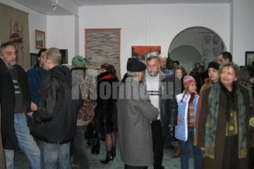 Moment de vizionare a expoziției