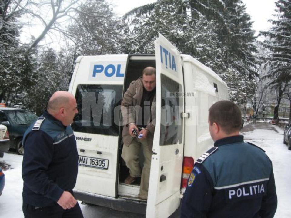 Cristian Tabarcă a fost arestat ieri de judecătorii Tribunalului Suceava