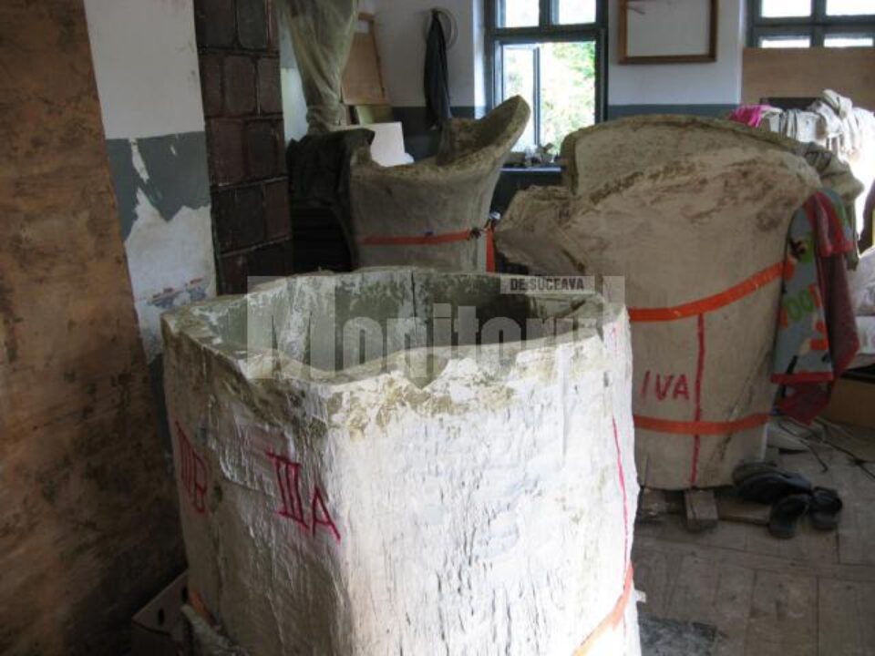 Modulele matriței de turnare a monumentului