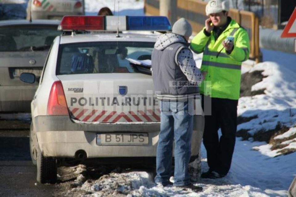 Polițiști de la circulație, mobilizați în acțiuni intense de control