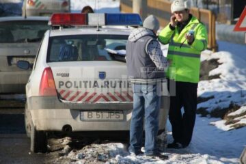 Polițiști de la circulație, mobilizați în acțiuni intense de control