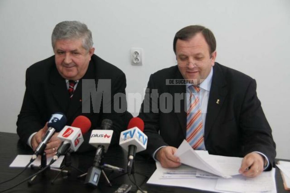 Gavril Mîrza și Gheorghe Flutur au ajuns la un acord în privința creării unei „majorități funcționale” în consiliile locale Rădăuți și Fălticeni