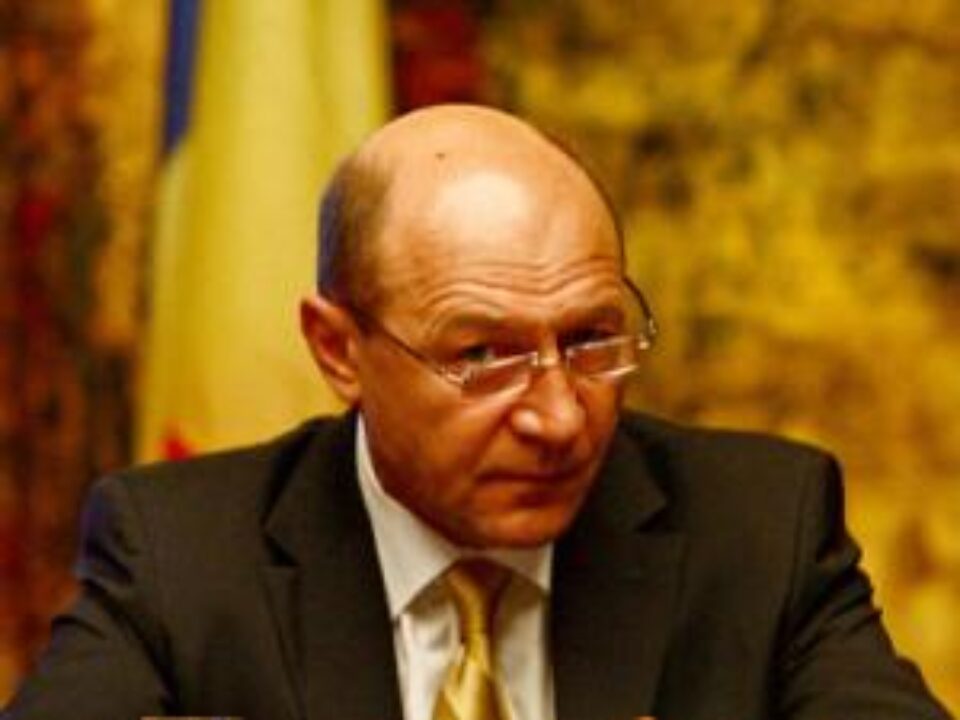 Traian Băsescu: „Consider că nu am jignit pe nimeni. Ca președinte, am apărat prin afirmații ce este scris în Constituția României”. Foto: MEDIAFAX