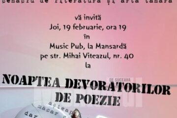 Joi: „Noaptea devoratorilor de poezie”, la Music Pub