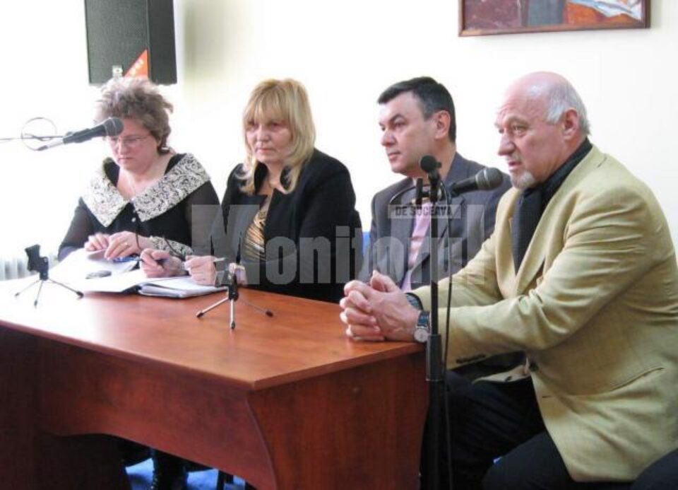 Lucia Mihoc, Serafima Crihan, Yuriy Verbitskiy și Ioan Bodnar Lucia Mihoc, Serafima Crihan, Yuriy Verbitskiy și Ioan Bodnar