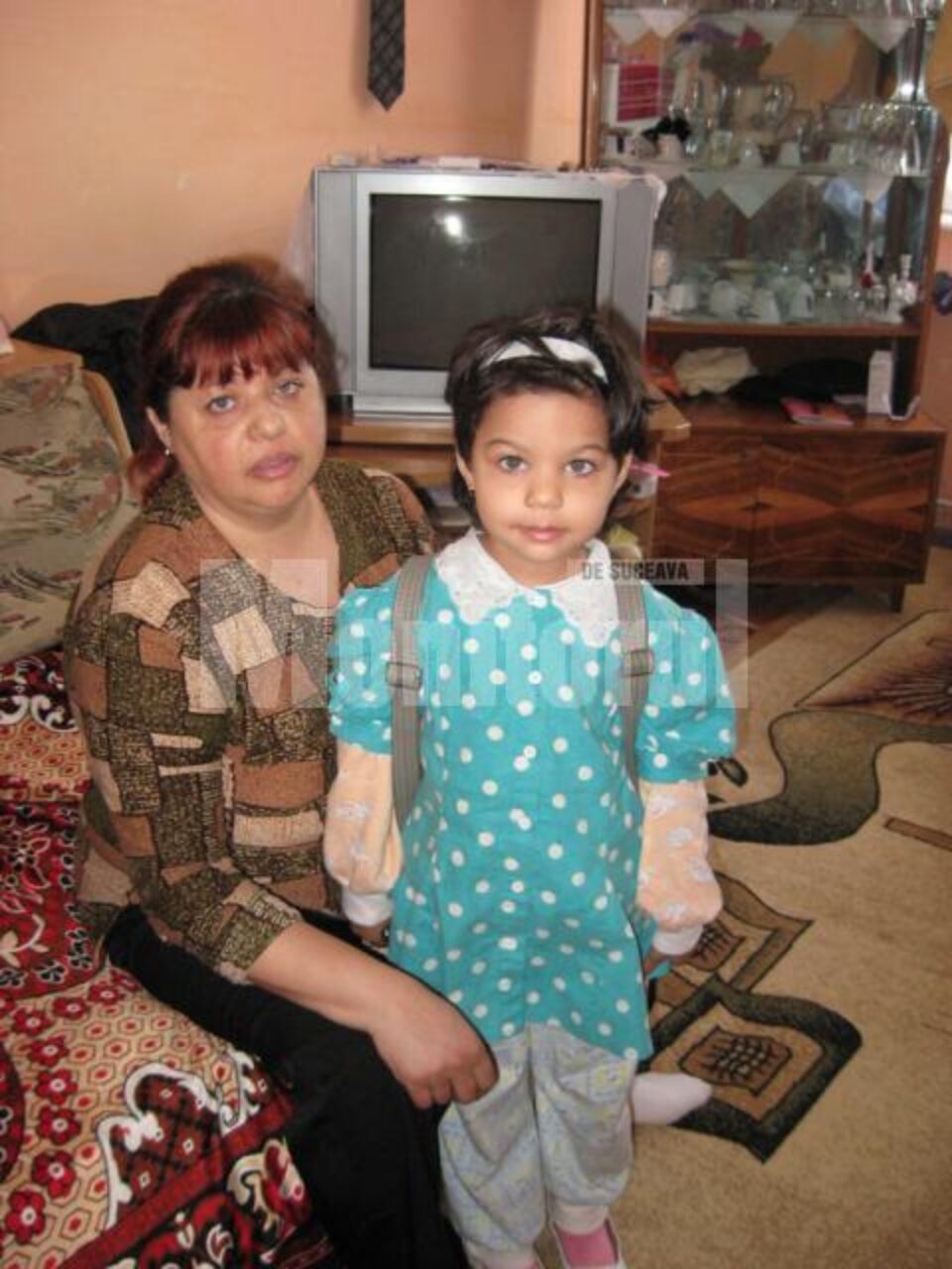 Denisa impreuna cu mama ei
