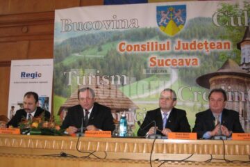 Sorin Popescu, Gheorghe Flutur, Emil Boc și Vasile Blaga