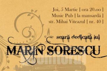 La Music Pub: Seară de literatură dedicată poetului Marin Sorescu