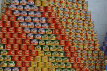 Inspectorii DSV au pus sechestru pe 5.246 de cutii de conserve de pește Foto: MEDIAFAX