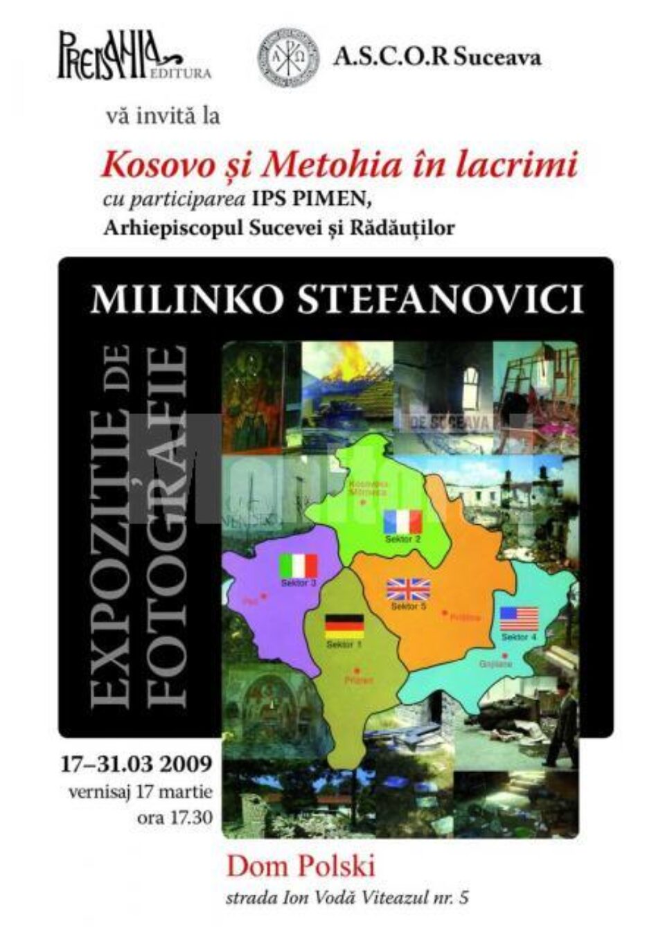 Marți: Expoziție de fotografie și lansare de carte, la Dom Polski