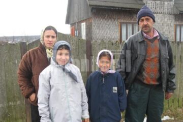 Onofreiciuc și Beghian, cu copiii lor