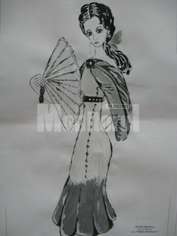 Moda feminină în desen și culoare