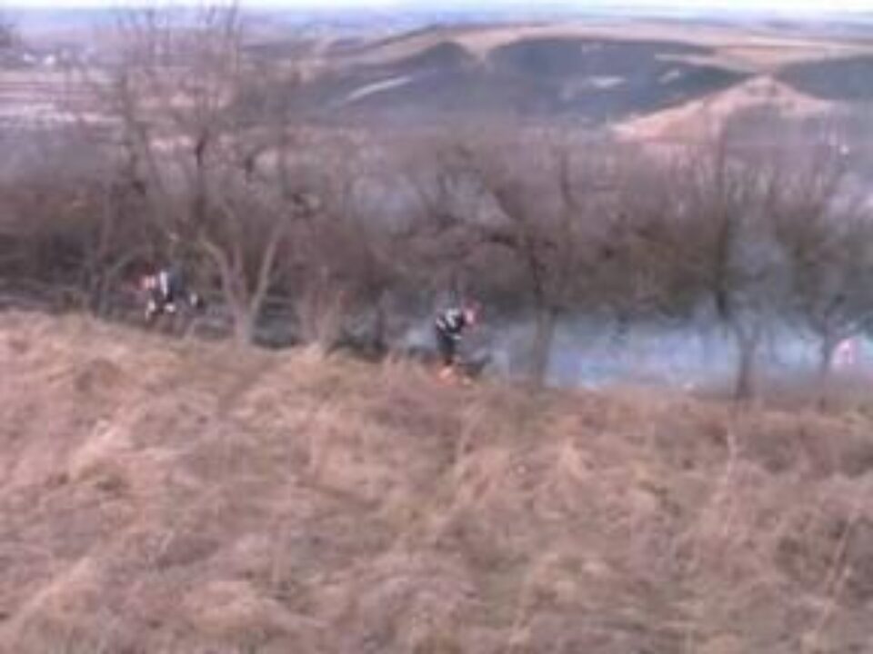 Neglijență: Incendiu în livezile sătenilor din Lucăcești