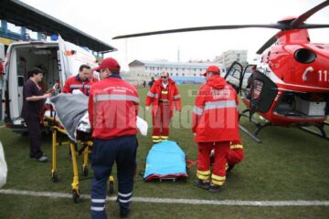 Aparatul de zbor care l-a preluat pe Ionel Irimescu a decolat de pe stadionul Areni la ora 15.40