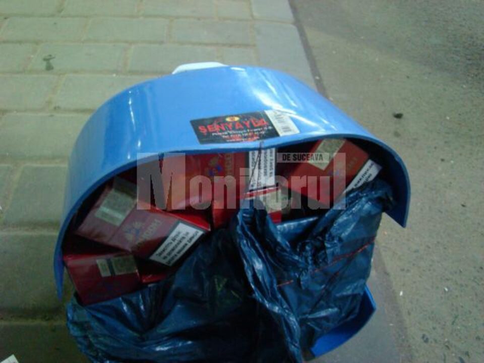 „Fumător” înrăit: BMW burdușit cu țigări, tras pe dreapta la intrarea în PTF Siret