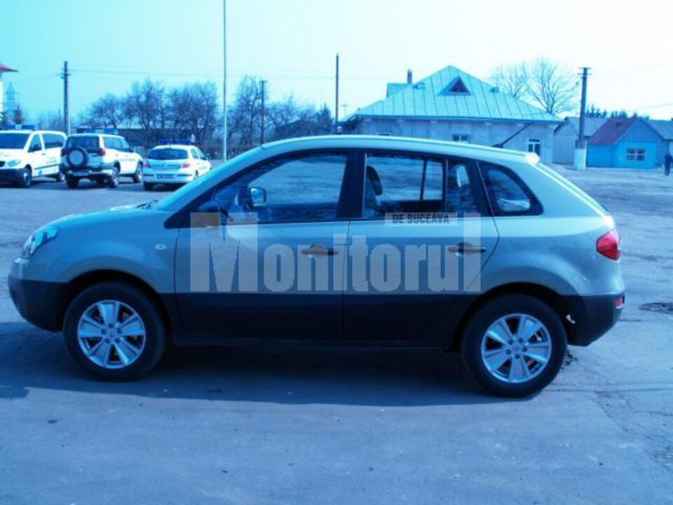 Autoturismul furat din Franța