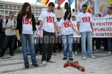 Solidaritate: Basarabenii din Suceava au protestat împotriva regimului comunist din Moldova