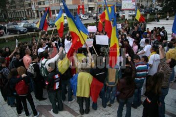 Basarabenii din Suceava s-au solidarizat cu protestatarii de la Chișinău