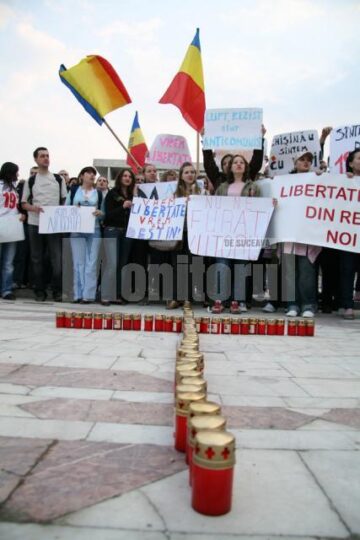 Basarabenii din Suceava s-au solidarizat cu protestatarii de la Chișinău