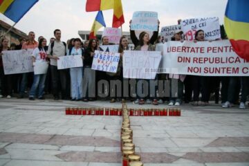 Basarabenii din Suceava s-au solidarizat cu protestatarii de la Chișinău