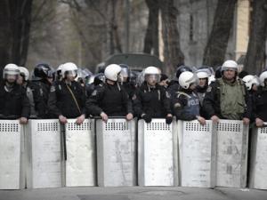 Forțe de ordine. Foto: MEDIAFAX Foto/AFP