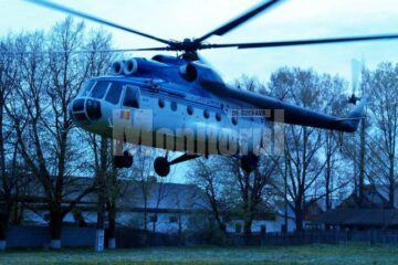 Poliția de Frontieră: Granița de Nord-Est a țării, supravegheată din elicopter