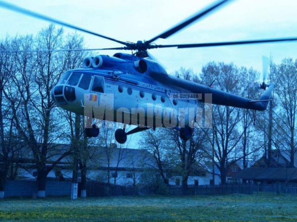 Poliția de Frontieră: Granița de nord-est a țării supravegheată din elicopter Poliția de Frontieră: Granița de nord-est a țării supravegheată din elicopter